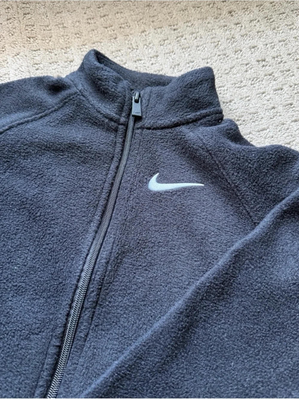 Nike Kids Black Zip-Up Jacket
